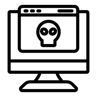 dizüstü bilgisayar web simgesi, vektör illüstrasyonu