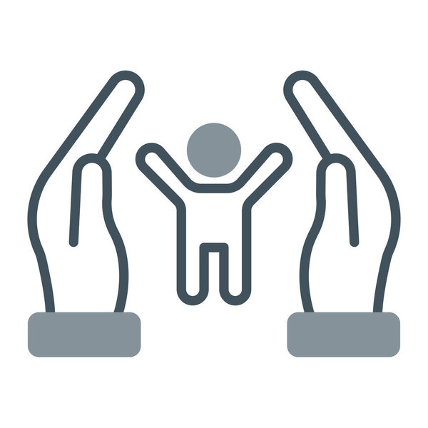 иконка ребенка, векторная иллюстрация дизайна