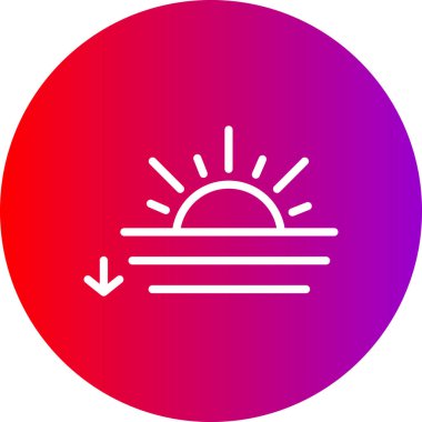 Güzel Güneş Kabartma Vektörü Simgesi