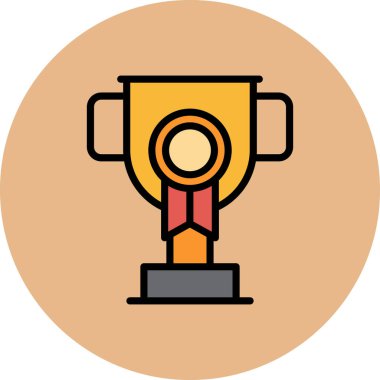 kupa simgesi vektör illüstrasyonu