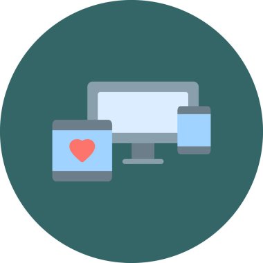 dizüstü bilgisayar simgesi, vektör illüstrasyonu