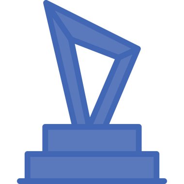 ödül kupası simgesi katı stil