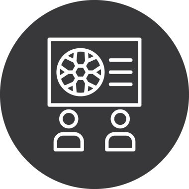 seo modern simgesinin vektör illüstrasyonu