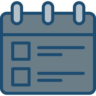 takvim tarihi simgesi ana hat biçiminde