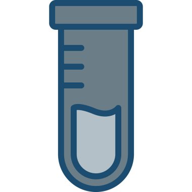 test tübü ikon vektör çizimi grafik tasarımı