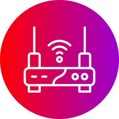 Radyo simgesinin vektör illüstrasyonu