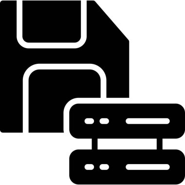 Yazıcı simgesi vektör illüstrasyonu