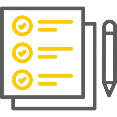 liste simgesi, vektör illüstrasyonu