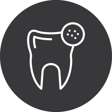 diş hekimi simge vektör çizim