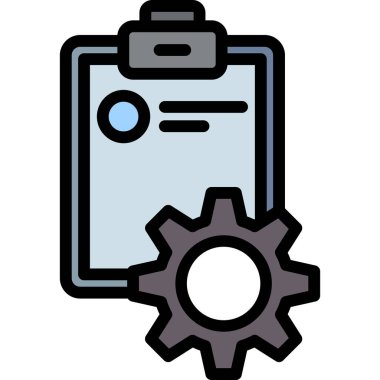 Dişliler. Web simgesi basit tasarım