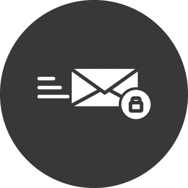 e- posta iletisi simgesi, vektör illüstrasyonu