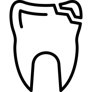 Diş bakımı ikonu. Beyaz arkaplanda izole edilmiş web tasarımı için ana diş bakımı vektör simgesi