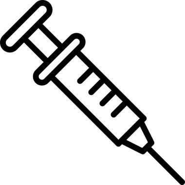 Enjeksiyon ikonu vektör illüstrasyonu