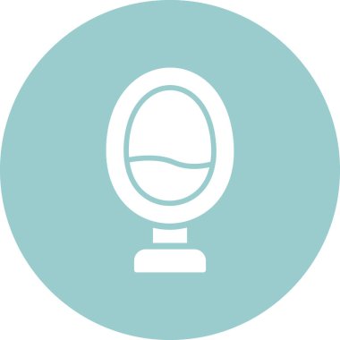 Güzellik ve moda simgesinin vektör çizimi