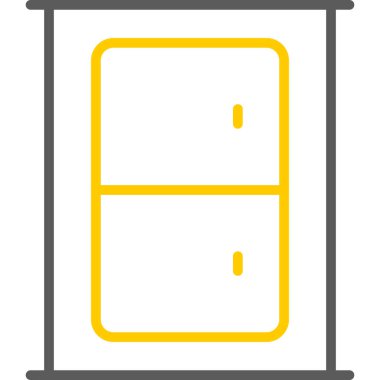 Web simgesi. Pencerenin vektör çizimi