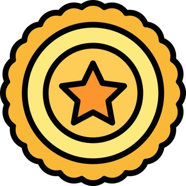 Yıldız Ödülü vektör simgesi