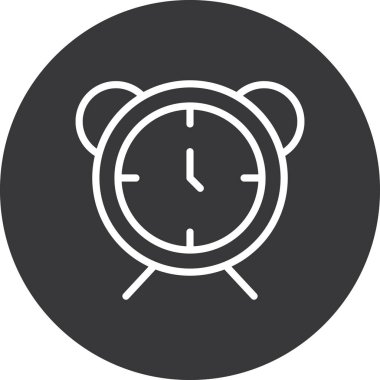 Saat simgesi, vektör illüstrasyonu