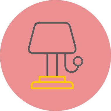 Lamba. Web simgesi basit illüstrasyon