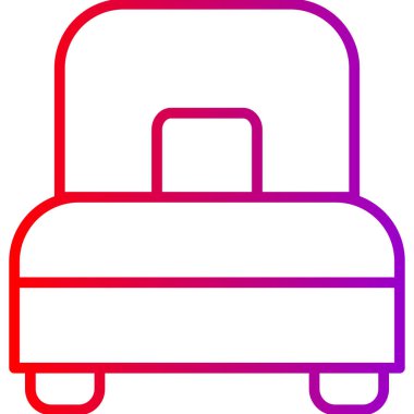 bagaj web simgesi, basit vektör illüstrasyonu