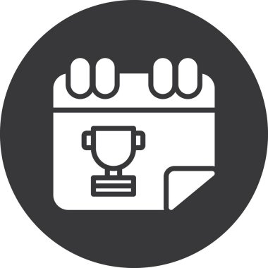 ödül kabı vektör simgesi modern basit tasarım