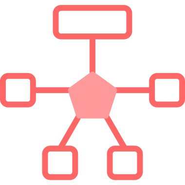 şebeke. Web simgesi basit illüstrasyon