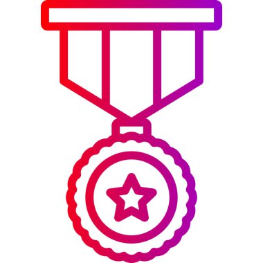award icon, vector illustration simple design