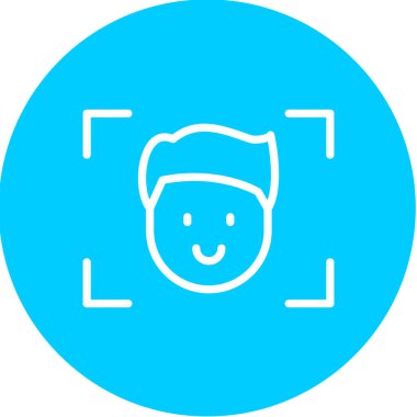 Bir insan simgesinin vektör illüstrasyonu