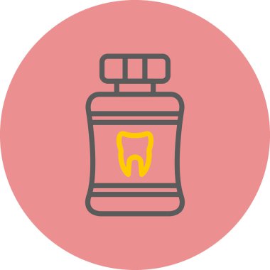 diş simgesi vektör illüstrasyonu