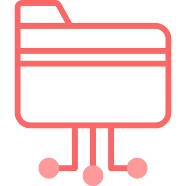 Modern bir simgenin vektör illüstrasyonu