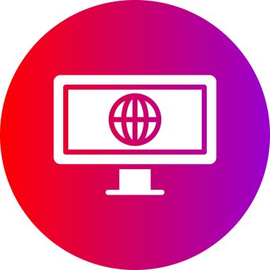 bilgisayar simgesi vektör illüstrasyonu