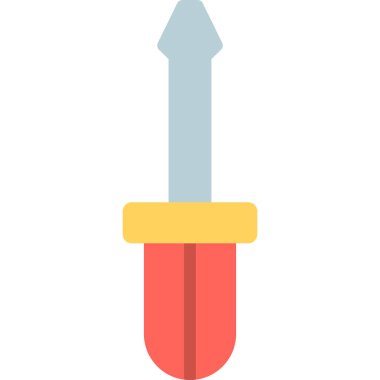 Termometre Düz Vektör Simgesi