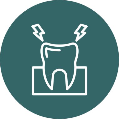 Diş. Web simgesi basit tasarım