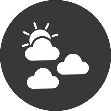 Bulut simgesinin vektör illüstrasyonu