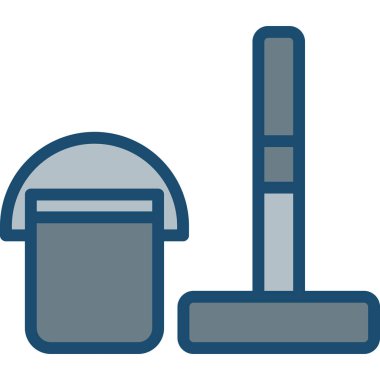 Kova. Web simgesi vektör illüstrasyonu