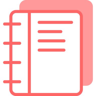 kitap web simgesi basit tasarım