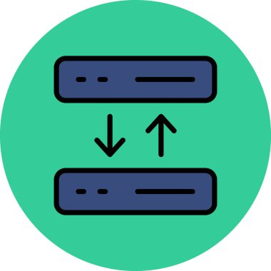 Vektör evrensel simgesi Trendy bakmak.