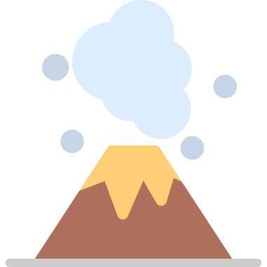 Volkan. Web simgesi basit tasarım