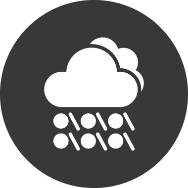 Moda tarzında izole edilmiş bir bulut simgesi