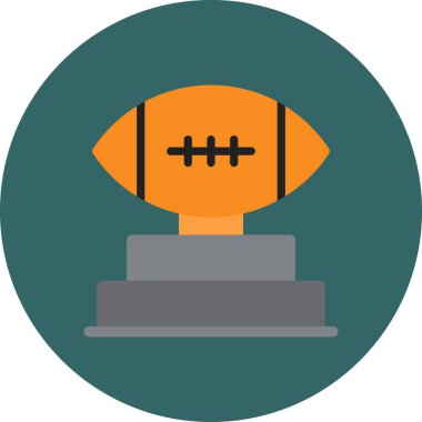 Futbol kupası. Basit resimleme