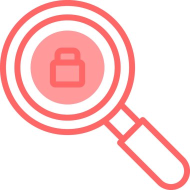 Arama simgesi vektör illüstrasyonu