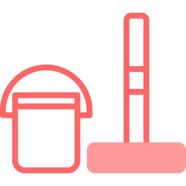 Kova. Web simgesi basit illüstrasyon