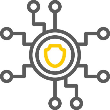 veri ağı. Web simgesi basit tasarım