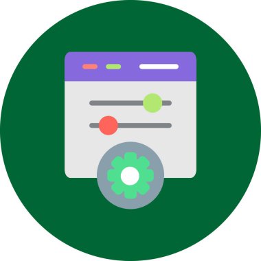 seo modern simgesinin vektör illüstrasyonu