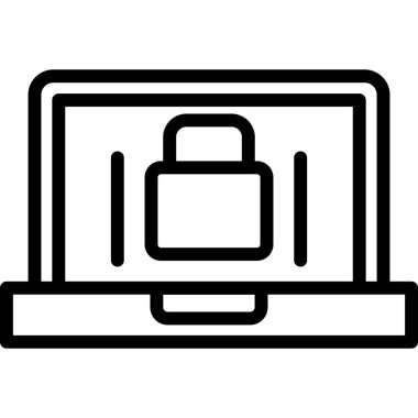 Kolayca değiştirebilen ya da düzenleyebilen internet ağ güvenlik vektörü simgesi