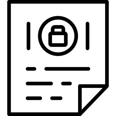 kilit simgesi, vektör illüstrasyonu