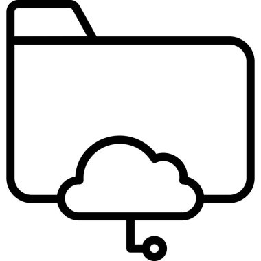 bulut veri depolama simgesi