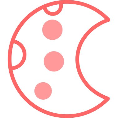 Yemek. Web simgesi basit illüstrasyon