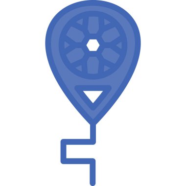 Çizgi film simgesinin vektör çizimi