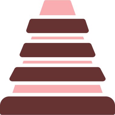 Modern yapı simgesinin vektör illüstrasyonu