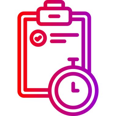 Kronometre Web simgesi basit illüstrasyon